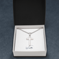 WJ Original | Stainless Cross w/ Ball Chain