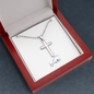 WJ Original | Stainless Cross w/ Ball Chain