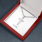 WJ Original | Stainless Cross w/ Ball Chain