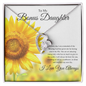 To My Bonus Daughter | Tall Sunflower