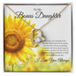 To My Bonus Daughter | Tall Sunflower