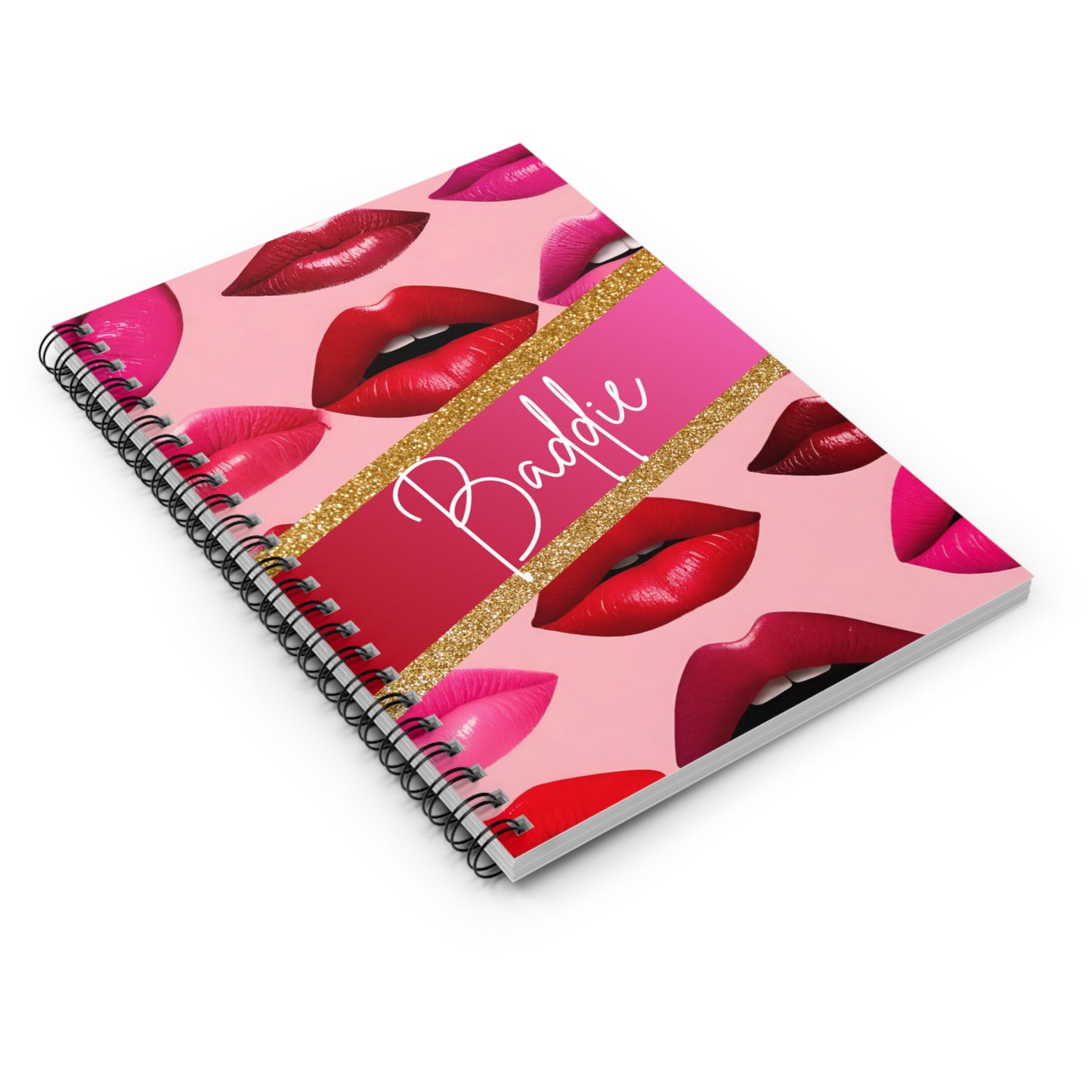 Baddie, Spiral Notebook, Ruled Line, Gifts for bad girls, rebel gift, make up lover, gifts for her, spiral notebook, journal, just because,