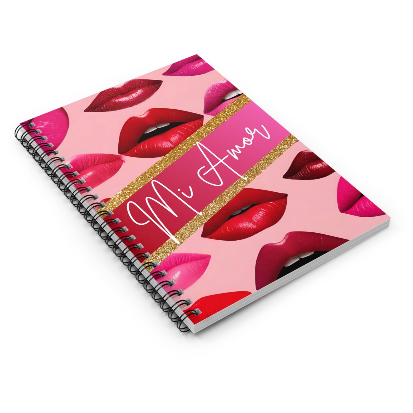 Mi Amor, Spiral Notebook, Regalos, Gifts for bad girls, rebel gift, make up lover, gifts for her, spiral notebook, just because,