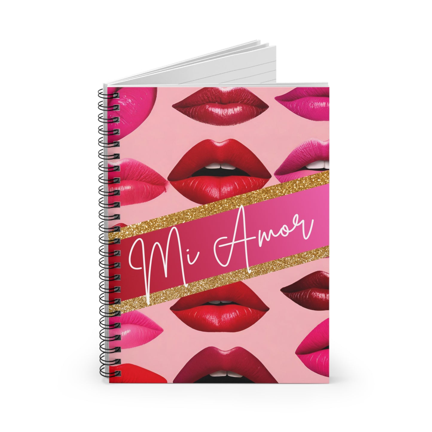 Mi Amor, Spiral Notebook, Regalos, Gifts for bad girls, rebel gift, make up lover, gifts for her, spiral notebook, just because,