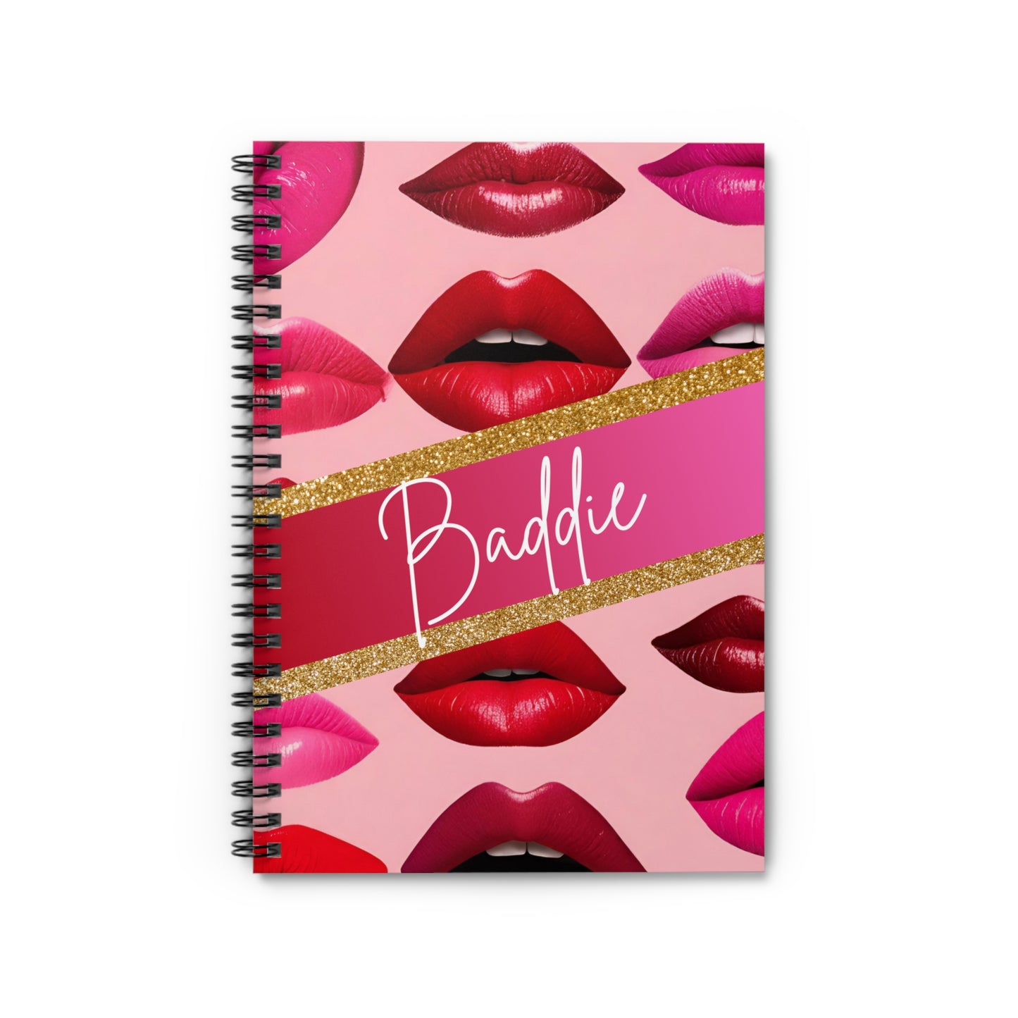 Baddie, Spiral Notebook, Ruled Line, Gifts for bad girls, rebel gift, make up lover, gifts for her, spiral notebook, journal, just because,