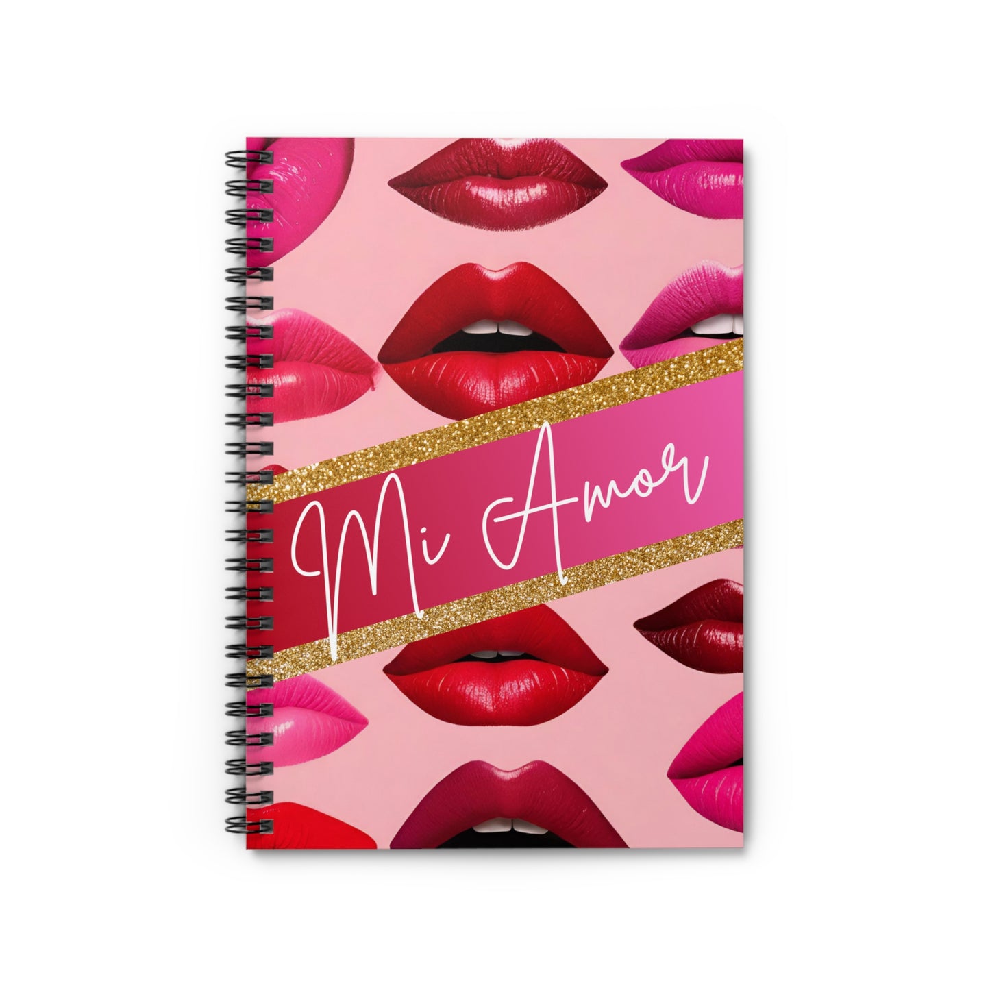 Mi Amor, Spiral Notebook, Regalos, Gifts for bad girls, rebel gift, make up lover, gifts for her, spiral notebook, just because,