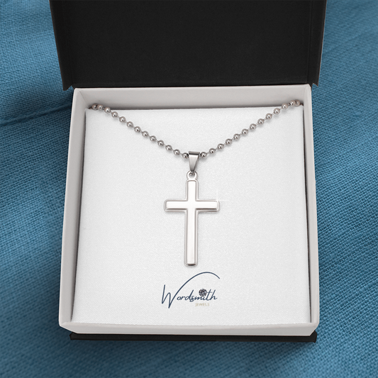 WJ Original | Stainless Cross w/ Ball Chain